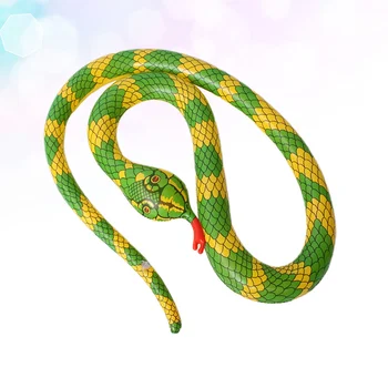 Играчката Змии Детска Модел Моделиране 67 см Надуваем Украшение Подпори Жълта Фигурка на Дете