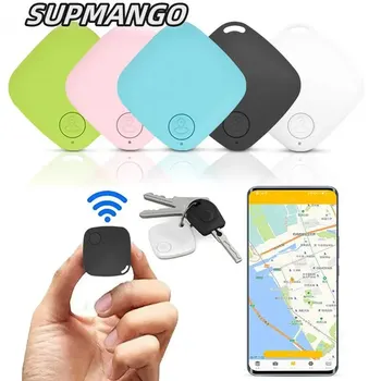 06 Мини GPS Bluetooth 5,0 Тракер, устройство за Защита от загуба, Кръгла детска чанта за домашни любимци, чантата за проследяване, Интелигентни Търсене, Локатор