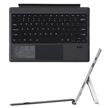 Безжична клавиатура с магнитно покритие, тракпад за Microsoft Surface Pro 7/6/5/4