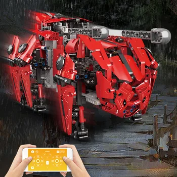Монтаж на Градивен Програмиране на Роботи с дистанционно Управление Модел Класически играчки За възрастни, коллекционный дисплей За Деца, Съвместим С
