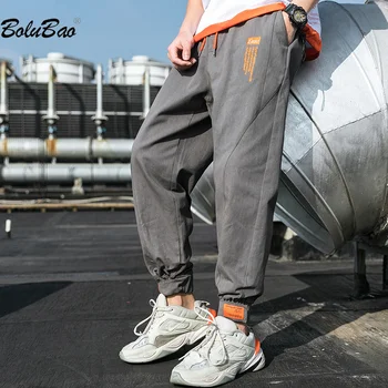 BOLUBAO 2023 Улични Ежедневни панталони за мъже, обикновена Дишащи Улични панталони-карго, Висококачествени Дизайнерски Панталон-карго за мъже