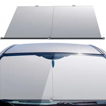 Прибиращ сенника На предното стъкло, плъзгащо се сенника на предното стъкло Ефективно Блокира Топлината Блок Слънцезащитен козирка на Предното стъкло на автомобила