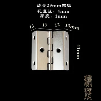 Обзавеждане Нов Китайски стил 41 мм Дължина на страната е четири пъти По Стария Железен лист С Шест Дупки три пъти Правоъгълен шарнирный Катетет