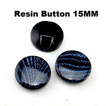 40ШТ Тъмно Сини Копчета от смола 15 мм, Подходящи За Шиене Палта, Дрехи, Детски Пуловери, Копчета-Дрънкулката R-558