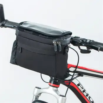 1 бр. мотор чанта от Eva с твърда черупка, богат на функции велосипедна чанта на волана с притежателите на телефони, водоустойчив велосипедни чанти на волана за улицата