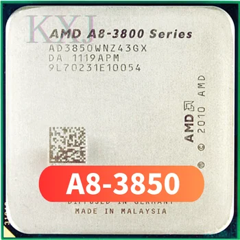 Четириядрен процесор на AMD от серията A8 A8-3850 A8 3850 с честота 2,9 Ghz AD3850WNZ43GX Socket FM1