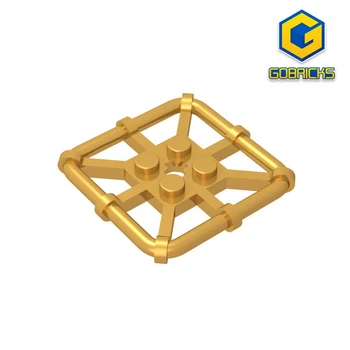 Плоча Gobricks GDS-1133, модифицирана 2 x 2 с квадратна рамка, съвместима с детски играчки lego 30094 