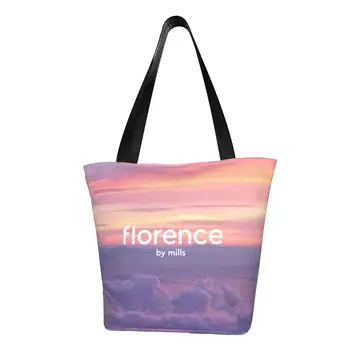 Чанта за пазаруване Florence By Mills, Модни Холщовая чанта за пазаруване, по-Голямата Голям Моющаяся чанта