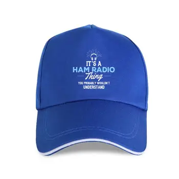 нова радиолюбительская шапка - това е нещо, за шунка радио! Бейзболна шапка лятна с принтом всички размери, памучен модерна шапка с принтом