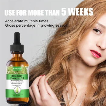 30 МЛ Етерични масла за коса Етерично масло от Розмарин, Масла за растежа на косата Чисти Естествени За хранене лъскава коса Здрави грижа за косата