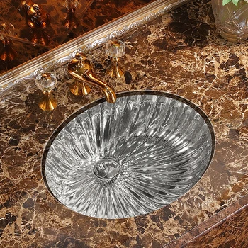 Подвесная мивка в северен индустриален стил, Керамични сребърен мивка, вградена мивка под плот, мивка