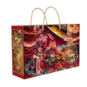 Ново Аниме Demon Slayer: Kimetsu no Yaibas Лъки Bag Ретро Колекция от Крафт-хартия Играчка, Картичка Икона Полагане на Cosplay Подарък