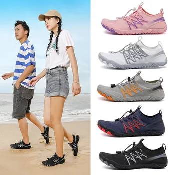 Водоустойчив обувки За мъже И Жени, Обувки за плуване, боси, Дишащи Туристически Маратонки за къпане на плажа, Улични маратонки за гмуркане