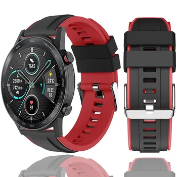 Два цвята Силиконови Въжета За Huawei Honor Magic/Magic 2 46 мм/GT/GT 2 46 мм/Dream Smart Watch Band Спортен Гривна Аксесоари