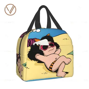 Забавна чанта за обяд Mafalda, термоохладитель, изолиран Обяд-бокс за мъже, жени, деца, училище, офис хранене, Къмпинг, пътни чанти за пикник
