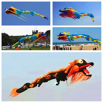 безплатна доставка 15-метров балон змии дракон, летящ за възрастни, хвърчила, професионален въздушен змей, окачване, меки хвърчила, традиционен въздушен змии, гигантски хвърчила