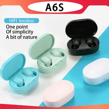 Слушалки A6S Bluetooth 5,0 tws Безжични спортни ушите с функция показване на мощност