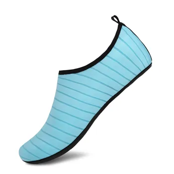Мъжки Дамски Водна обувки на Бос Плажни обувки за басейна на бързо съхнещи Чорапи за аква-йога за сърф, гмуркане, водни спортове