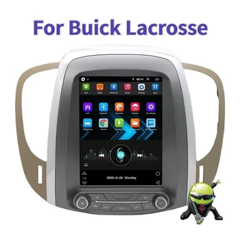 Автомобилен GPS навигатор Android в стил Tesla за Buick Lacrosse, автомагнитола, стерео уредба, мултимедиен плеър с огледално връзка WiFi BT