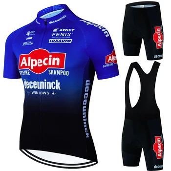 Alpecin Maillot Cycling Man Мтб Мъжка Велосипедна Облекло за Мъже, Мъжки Велосипедна Облекло Джърси Риза Костюм Комплект Облекло Потници 2023