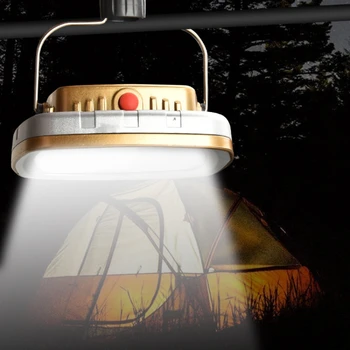 Слънчевата led лампа за Къмпинг, Светлина за палатки, Зареждане чрез USB dc, Аварийно осветление за къмпинг, Външно Осветление, Водонепроницаемое Оборудване за къмпинг