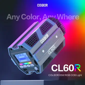 SYNCO COLBOR CL60R CL60 CL 60 RGB видео Пълноцветен 2700K-6500 K control APP Bowens Mount Photography COB Light за стрелба