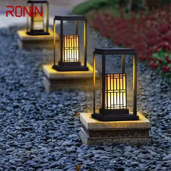 Градинска морава лампа RONIN, Китайското класическо led преносимо осветление, водонепроницаемое IP65 за електричество, Домашен хотел, Вила, Градински интериор