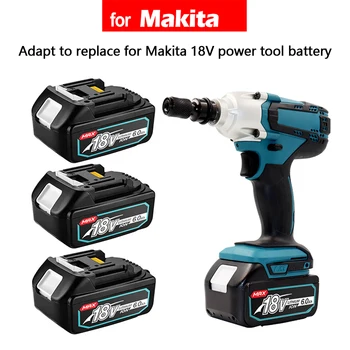 Нова Литиева батерия 18V 4Ah 5Ah 6Ah 8Ah, за Makita BL1860 BL1850B, Сменяеми литиево-йонна батерия 18V