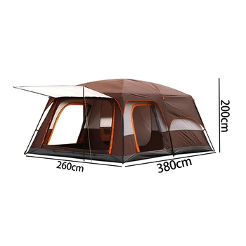 APZ073-2, продажба на Едро, самостоятелна луксозна семейна палатка за 3-4 души, половината от опаковки, глампинг, къмпинг, палатка на открито
