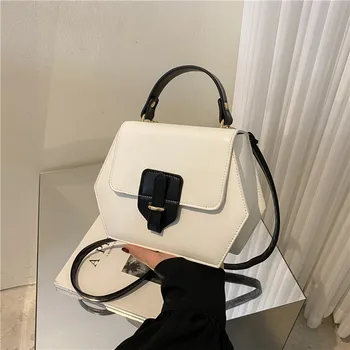 Дамски 2024 Нови модни чанти, дамски чанти през рамо, Ежедневни чанти с Неправилна Форма, Обикновена чанта с високо качество