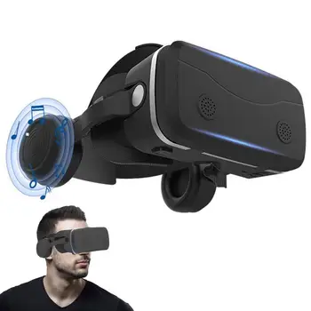 3D Безжични Очила за Виртуална реалност Слушалки Слушалки Виртуална Реалност Регулируеми Преносими Очила за Виртуална Реалност Виртуална реалност VR За Смартфон Мобилен телефон
