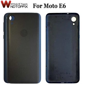Високо Качество За Motorola Moto E6 Задния Капак на Отделението за батерията Делото Резервни Части За Мото E6 Капак на Отделението за батерията на Камерата