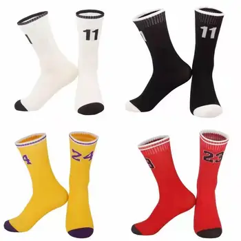 Детски Чорапи за момчета, баскетболни чорапи с суперзвездным номер, Спортни спортни чорапи, мини футболни чорапи за скейтборд, Чорапи за бягане
