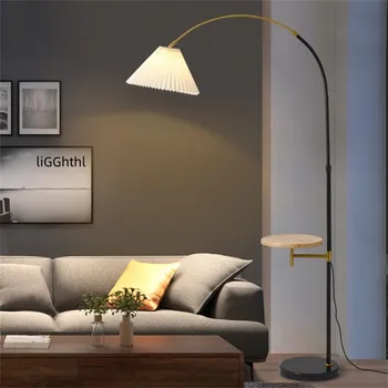 Модерен лампиона в скандинавски стил, творчески led ретро лампа за дома, хол на хотела, спалня, нощно шкафче