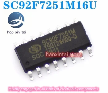 10 бр. Оригинални автентични чип SC92F7251M16U SOC SOP16 FLASH MCU