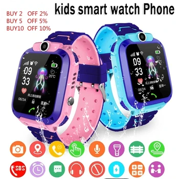Q12 Детски Умен часовник е Английската версия на Водоустойчиви Противоударные Детски Умен часовник със сензорна осыпью, Говорещи часовници с позициониране в лири