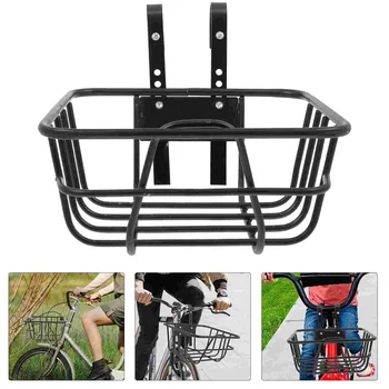Велосипедна кошница, удебелена велосипедна мрежа, метална кука за колоезденето, за да проверите за детска сгъване