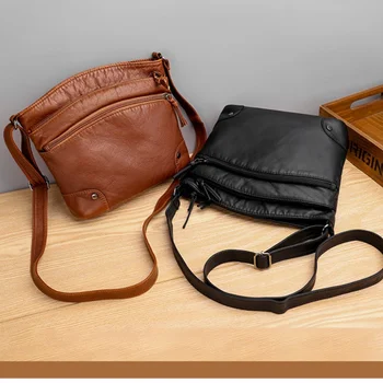 Дамски малка чанта в стил ретро, Новият тренд, дамски ежедневни прости чанти-незабавни посланици по рамото за жени 2023, нови луксозни чанти-тоут