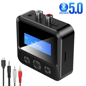 Bluetooth 5,0 Предавател Приемник EDR Безжичен Адаптер USB Dongle 3.5mm AUX вход RCA за ТЕЛЕВИЗИЯ PC Слушалки за Домашно Стерео Авто Hi FI Аудио