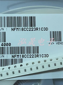 Нови оригинални Кондензатори филтър NFM18CC223R1C3D с три Заключения EMI Филтър на шума 0,022 icf 22nF 1A 16V 0603