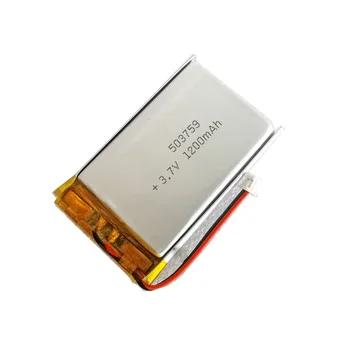 1БР 3,7 НА 1200 ма 503759 литиево-полимерно-йонна батерия Смарт часовници таблет GPS DVD камера захранване на лаптоп мобилно храна