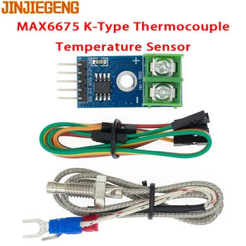 1 Комплект MAX6675 K-тип Термодвойка температурен Сензор -200 ~ 1300C Гама SPI Модул 4 за Контакт на Тел 5 vdc За Arduino