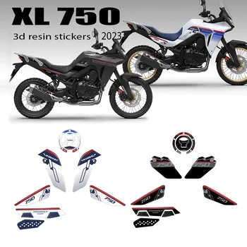 Transalp XL750 2023 Части за мотоциклети Комплект 3D Стикери от епоксидна смола с Пълен набор от 3D стикери от смола, За HONDA Transalp XL 750 2023
