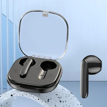 Безжични слушалки, съвместими с Bluetooth 5.4, вграден микрофон, TWS-слушалка, слушалки с докосване, слушалки за мобилен телефон, компютър