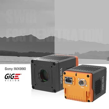 Превъзходно качество на изображението, Сензор IMX990 1.3 mp къси вълни на Инфрачервената камера InGaAs С възможности за Сканиране зона SWIR