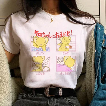 cardcaptor Sakura, Magic Girl тениска дамски Y2K тениска дамски дизайнерски дрехи в стил манга