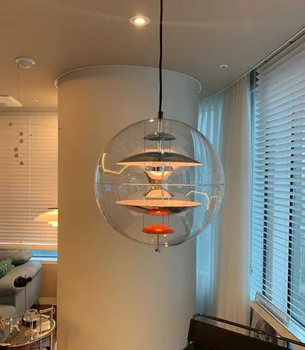медни коледни топки led осветление на жилищни стъклена топка с кухненски остров, лампа, стъклена топка полилеи тавана кухненска лампа