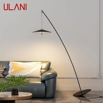 Нордический черно лампиона ULANI в рибарски стил, Модерна семейна хол в близост До с мека мебел, творчески led декоративна лампа