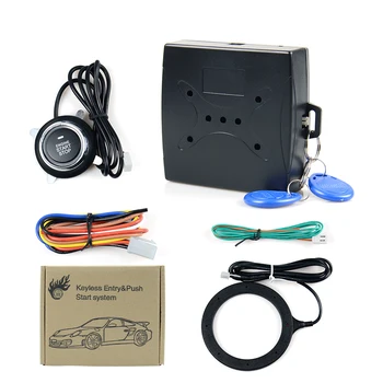 Автоматична автомобилна аларма Двигател Starline Бутон старт-стоп RFID заключване, запалителна Система бесключевого достъп Стартер анти-кражба система