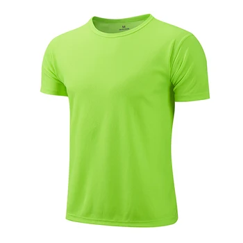 Мъжка риза за фитнес и футбол, бързосъхнеща тениска за бодибилдинг, тениски за бягане с къс ръкав, тениска за спортни тренировки, мъжки спортни дрехи